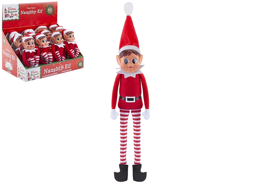 NAUGHTY ELVES,Girl Long Leg with Hat 12