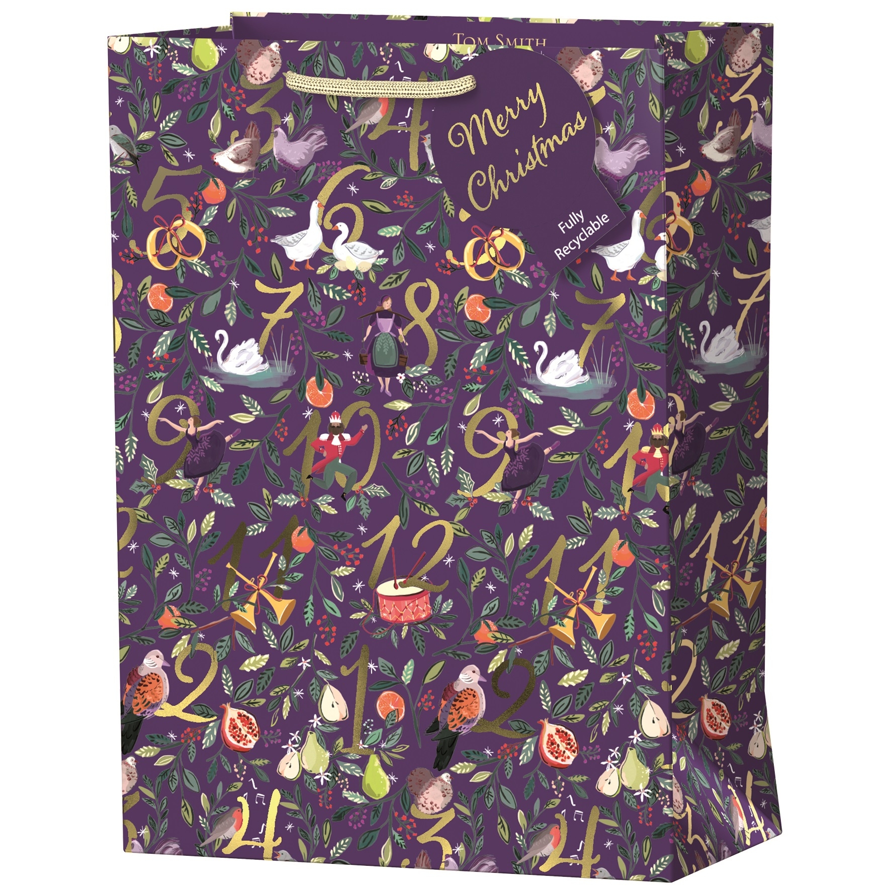 GIFT BAG,12 Days of Christmas (Large) [Packs Only]