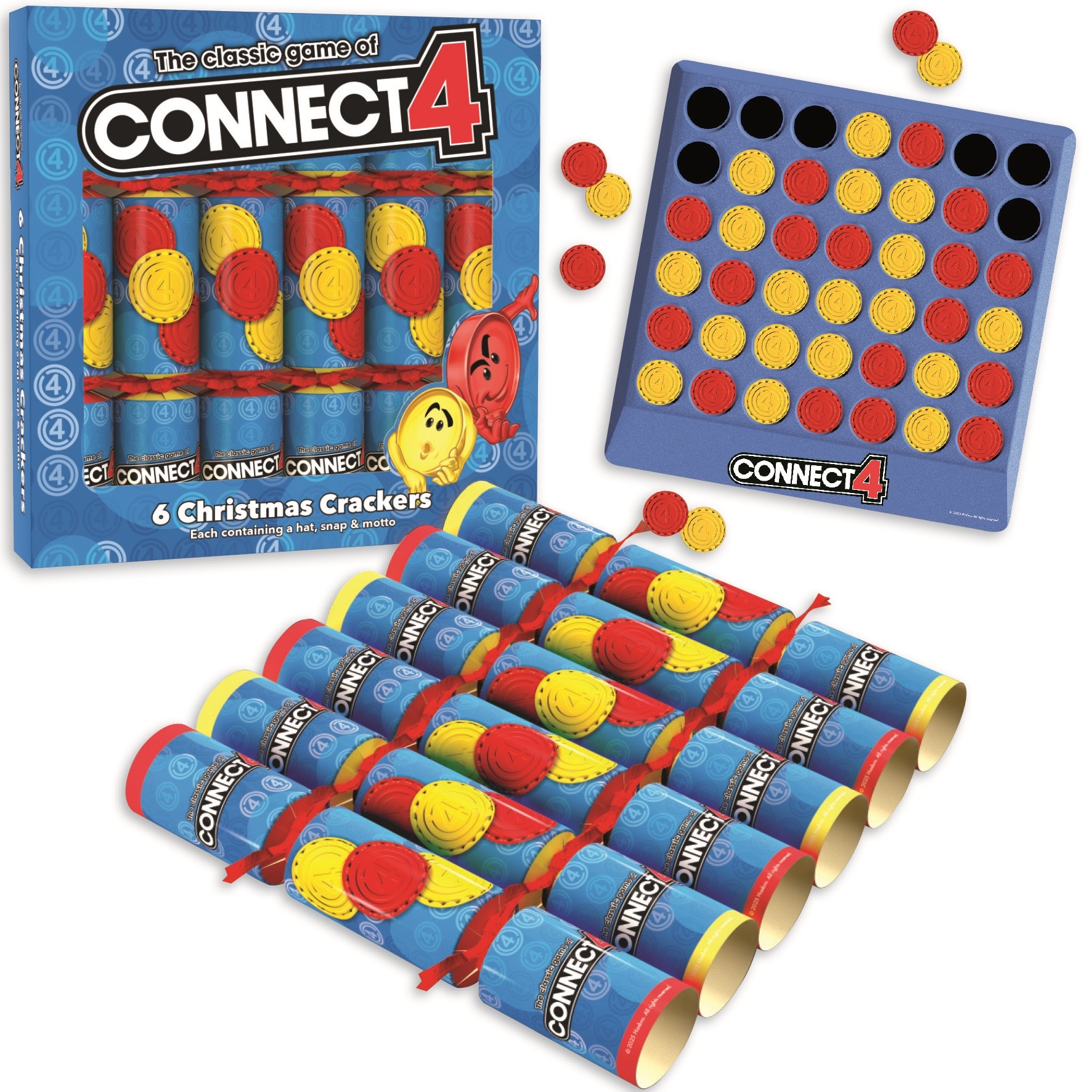 CRACKERS,30cm Connect 4 6`s FSC (Hasbro)