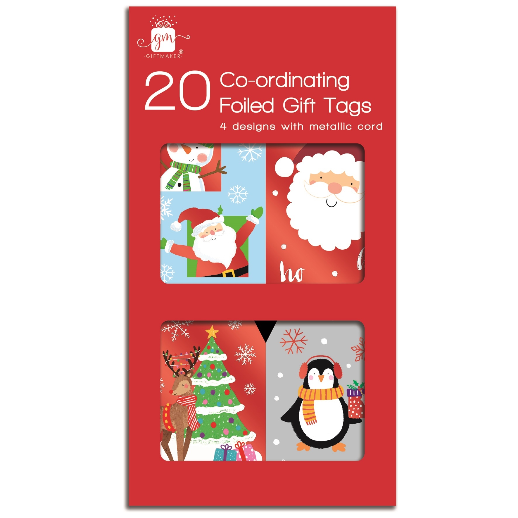XMAS TAGS,Cute 20`s H/pk [Packs Only]