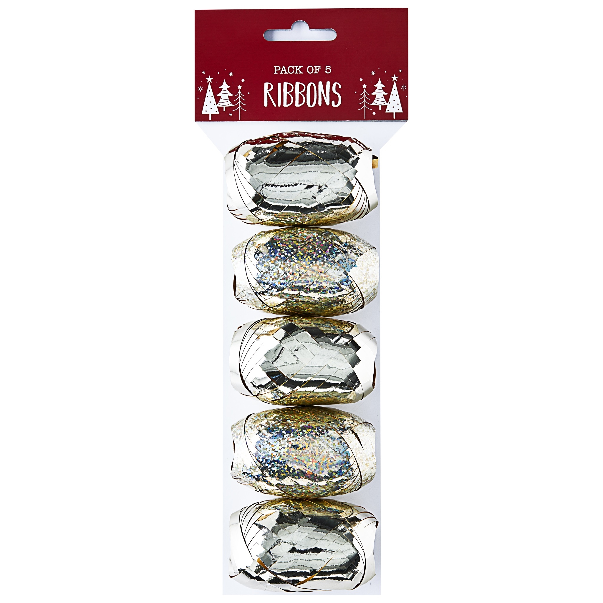 RIBBON COP,Gold 5`s H/pk [Packs Only]