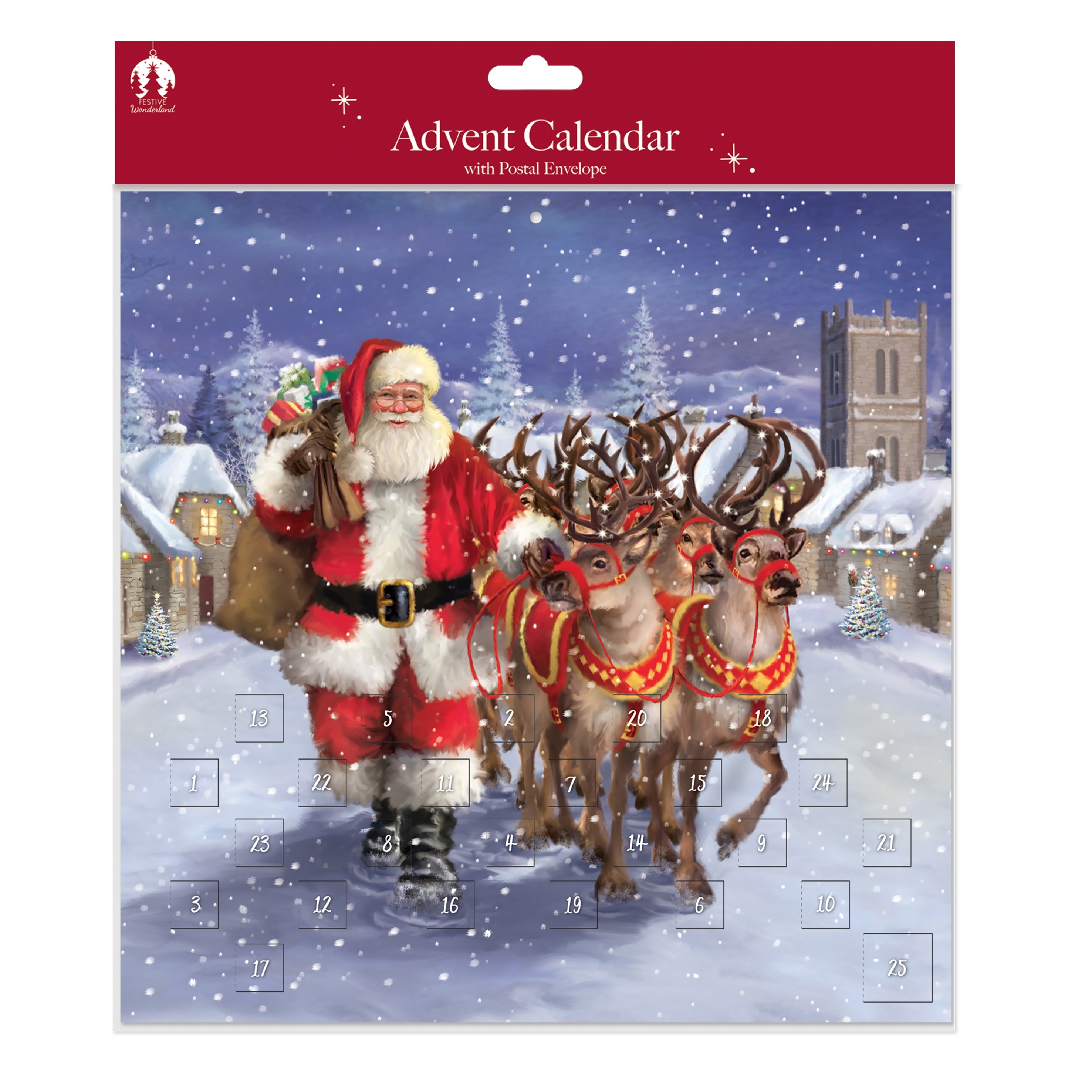 ADVENT CALENDAR,Large Santa [Packs Only]