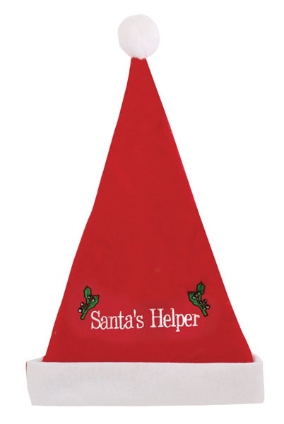 HAT,Santa Plush Assorted Xmas Slogans [Packs Only]