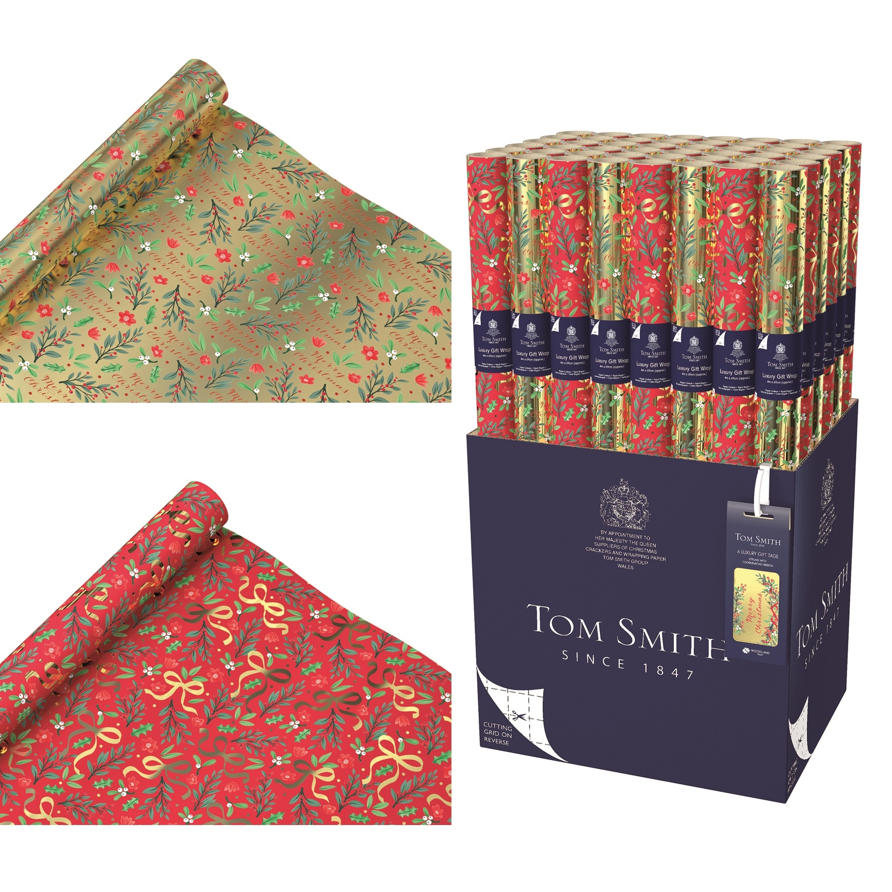 XMAS ROLLWRAP,4m Timeless Noel [Packs Only]