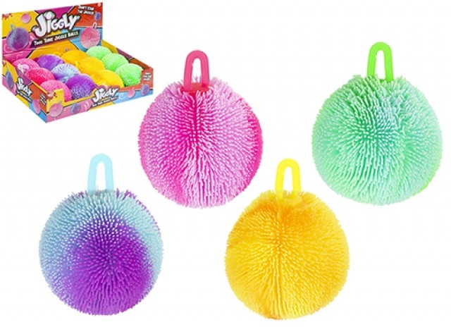 TWO TONE JIGGLE BALLS. 9.5cm CDU [Packs Only]