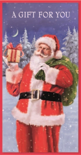 XMAS MONEY WALLETS, Asst. Trad, Contemp, Juv. S. Elvin [Packs Only]