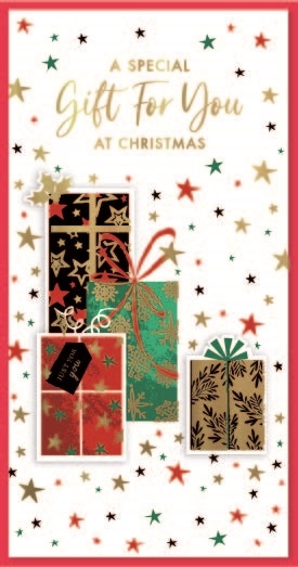 XMAS MONEY WALLETS, Asst. Trad, Contemp, Juv. S. Elvin [Packs Only]