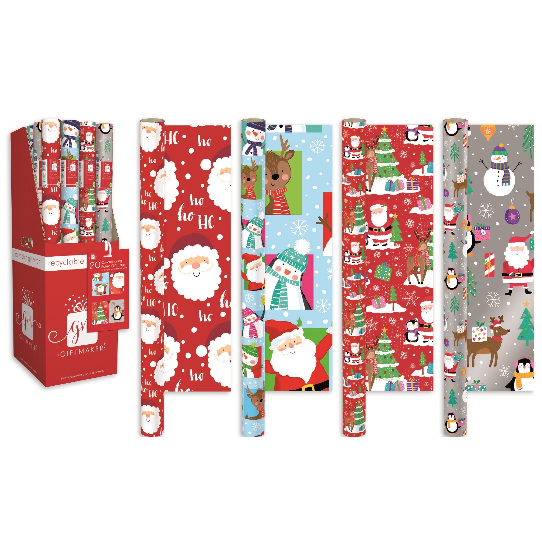 XMAS ROLLWRAP,7m Cute FDU [Packs Only]