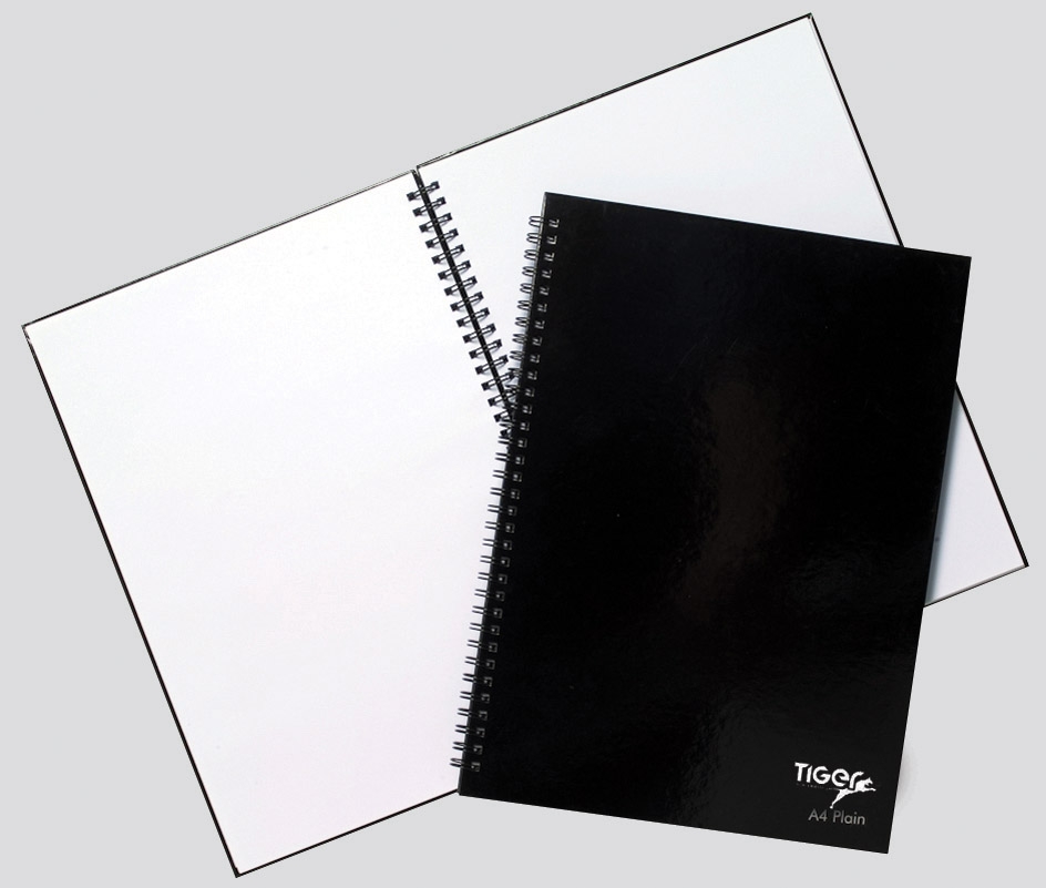 NOTEBOOK,Twin Wire Plain A4 60lv [Packs Only]