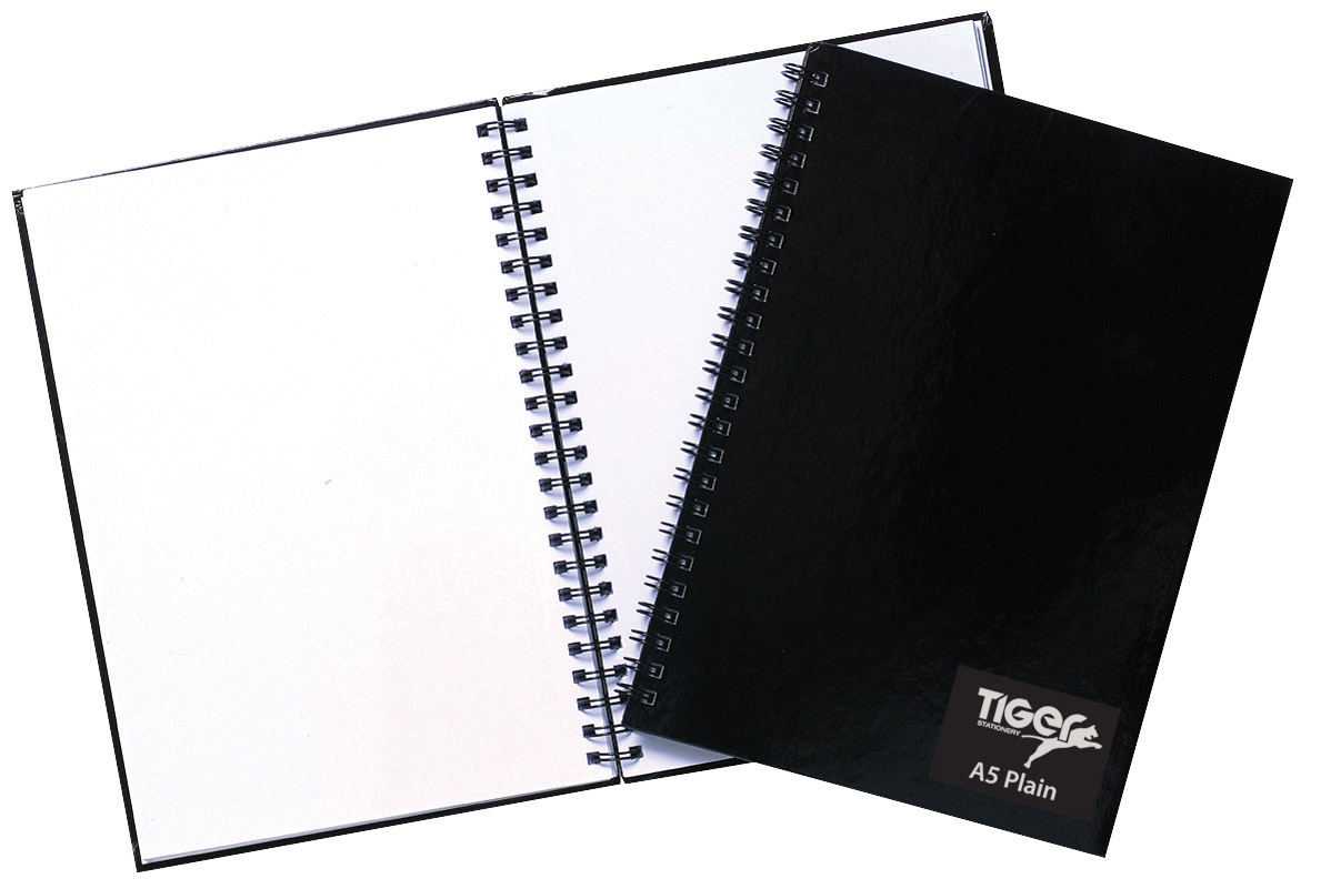 NOTEBOOK,Twin Wire Plain A5 60lv [Packs Only]