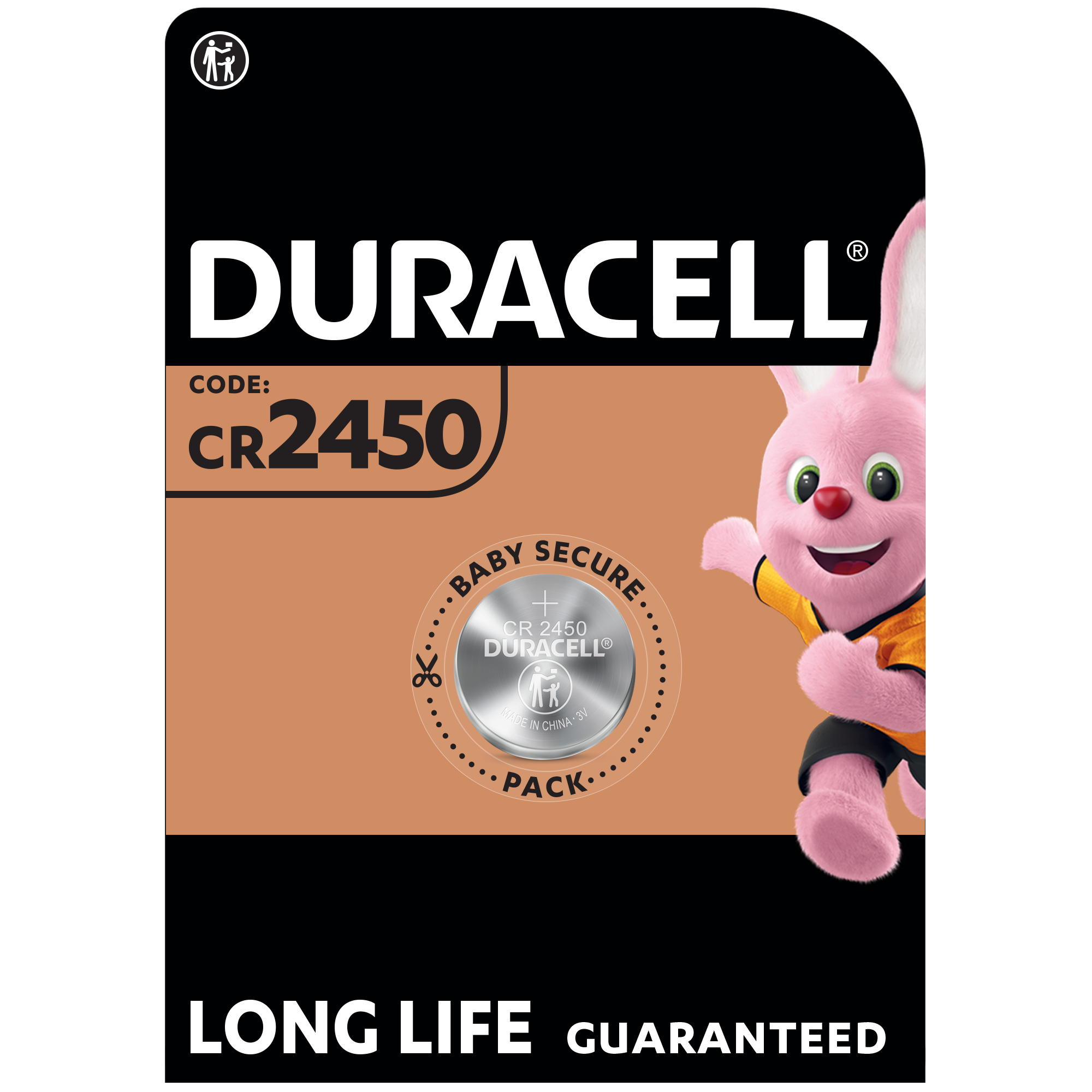 DURACELL Battery Button Cell 2450 3V Lithium I/cd [Splittable]