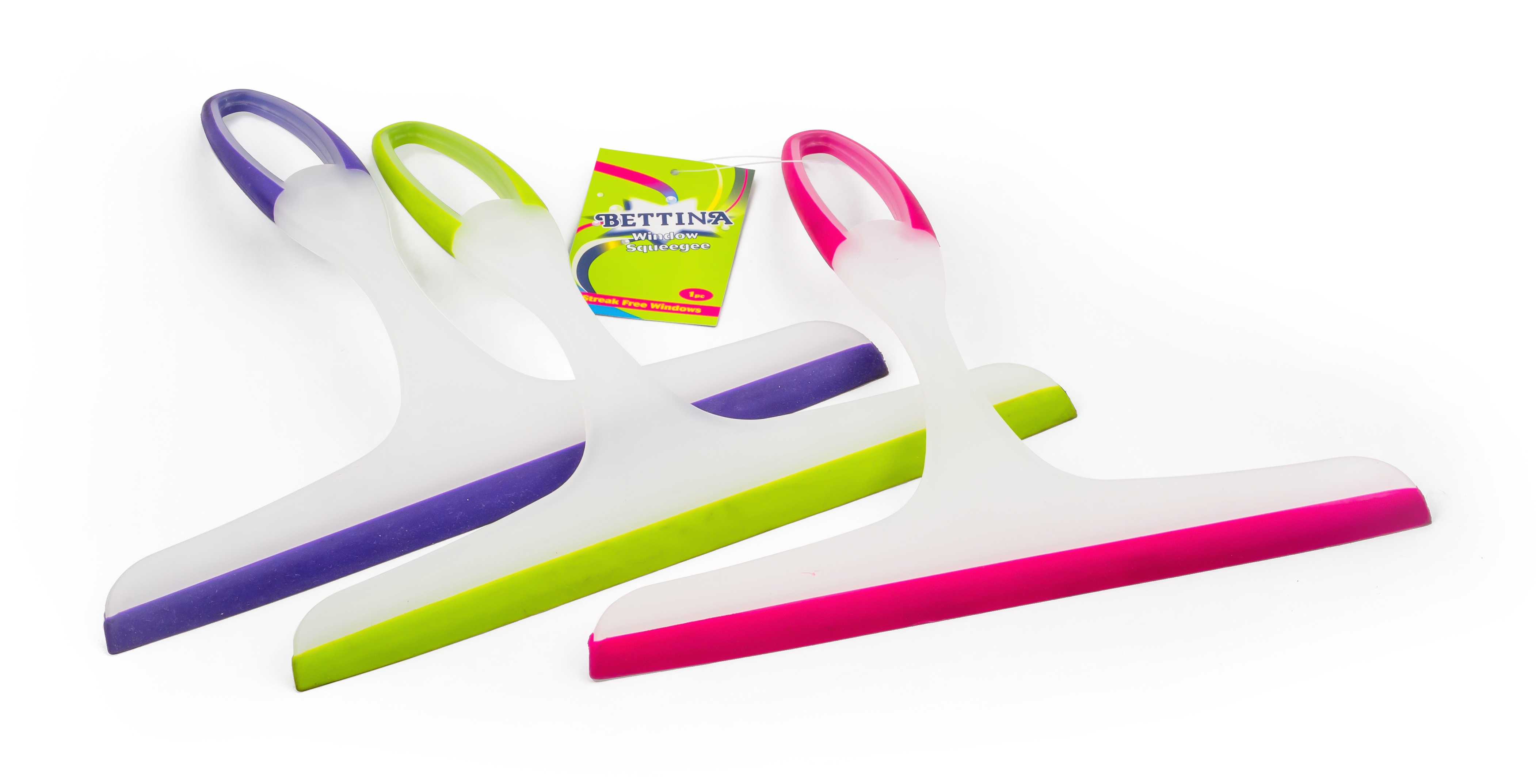 WINDOW SQUEEGEE, Assorted Colours [Splittable]