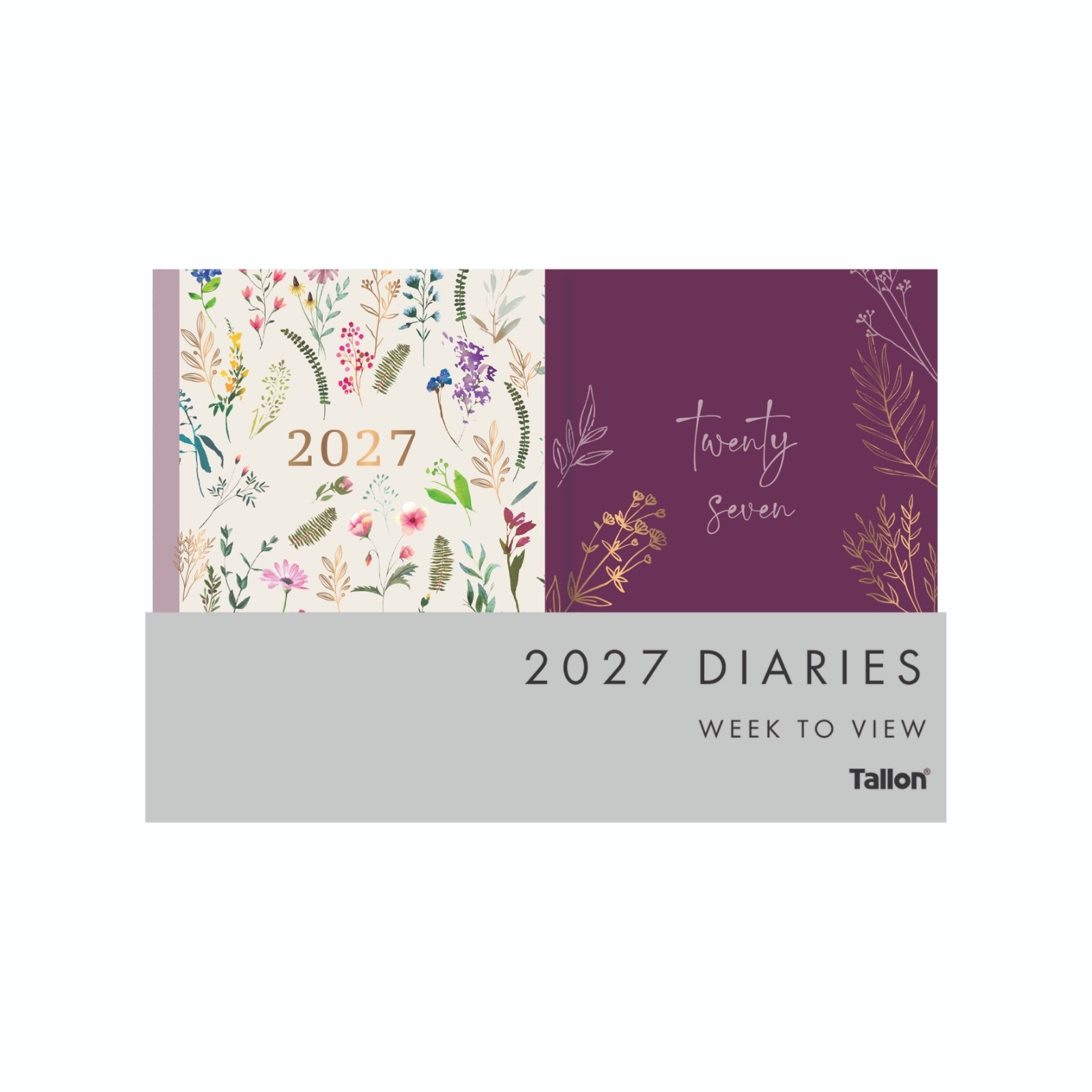 DIARY, Pocket Week To View Floral Meadow 2027 CDU [Packs Only]
