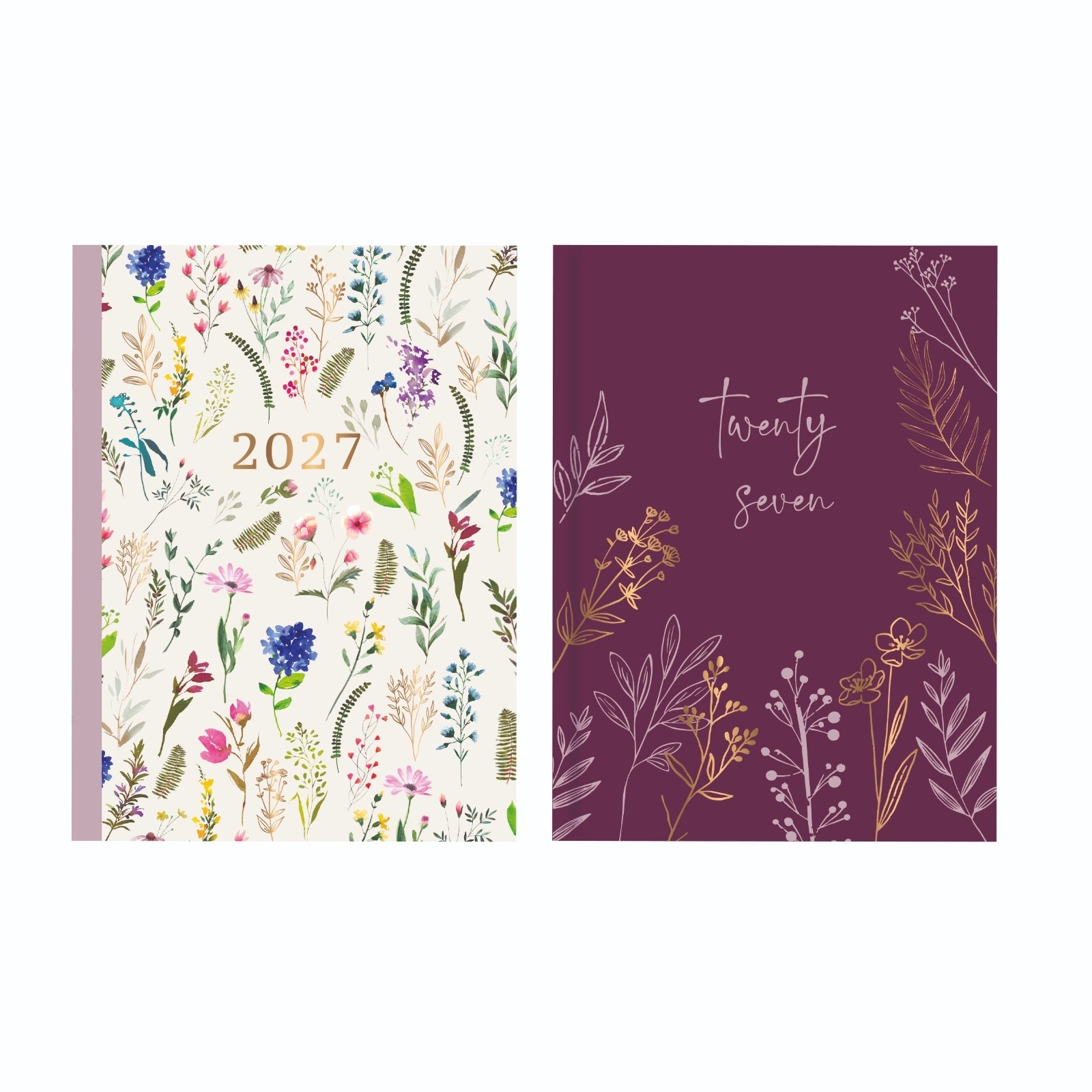 DIARY,A5 Week To View Floral Meadow 2027 CDU [Packs Only]