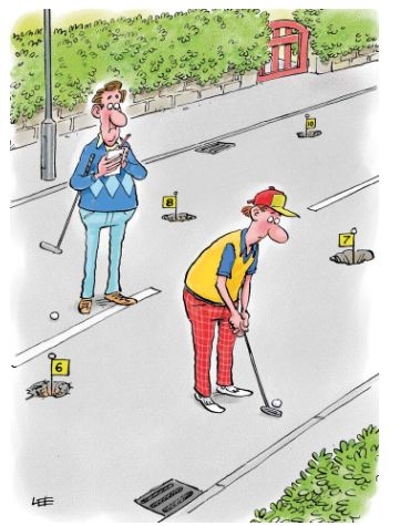 BIRTHDAY CARDS,Humour Pothole Golf [Packs Only]