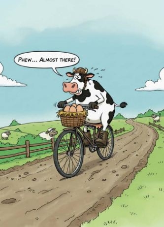 BIRTHDAY CARDS,Humour Farm Delivery [Packs Only]