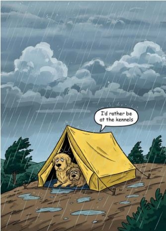 BIRTHDAY CARDS,Humour I`d Rather Be At The Kennels [Packs Only]