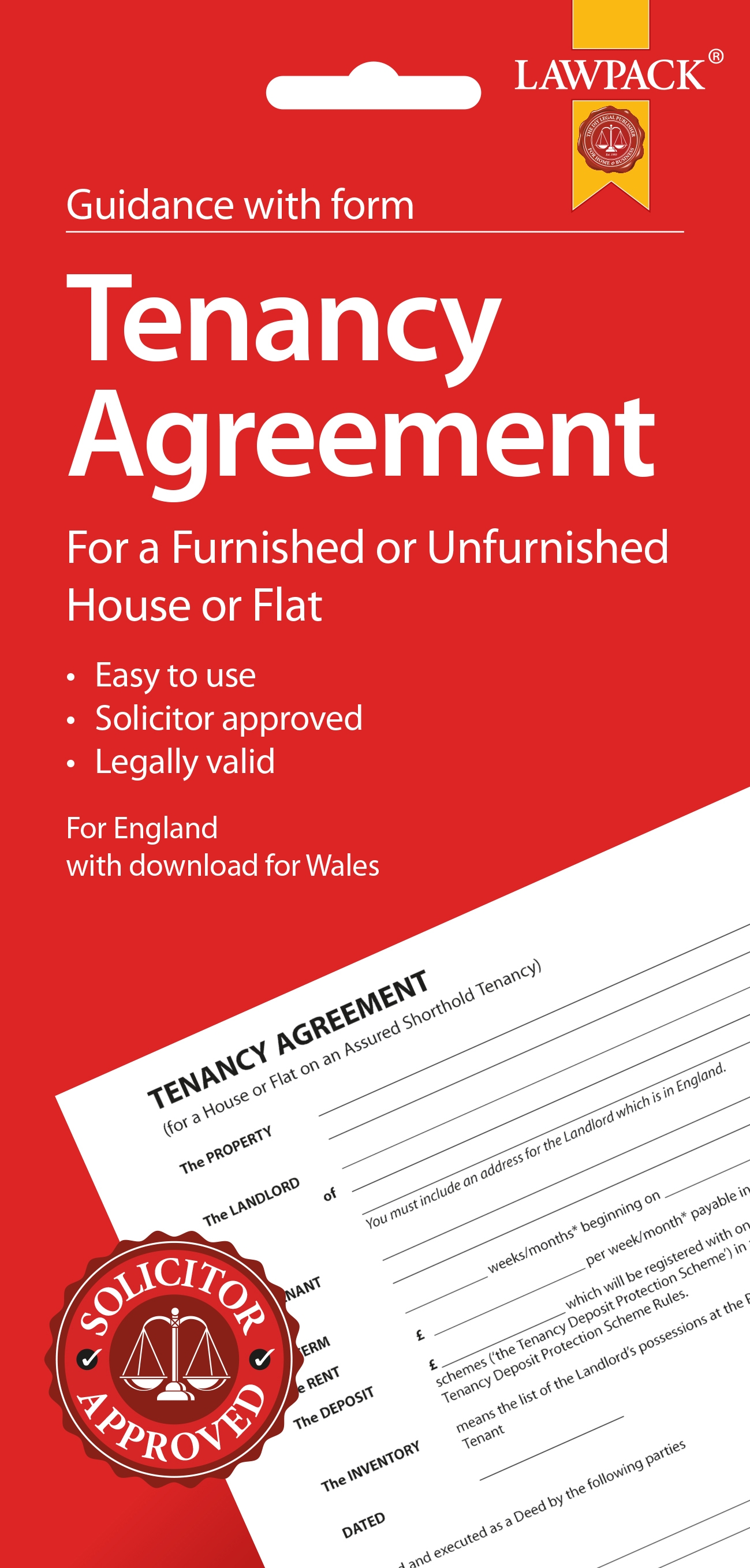 LAWPACK,Tenancy Agreement H/pk