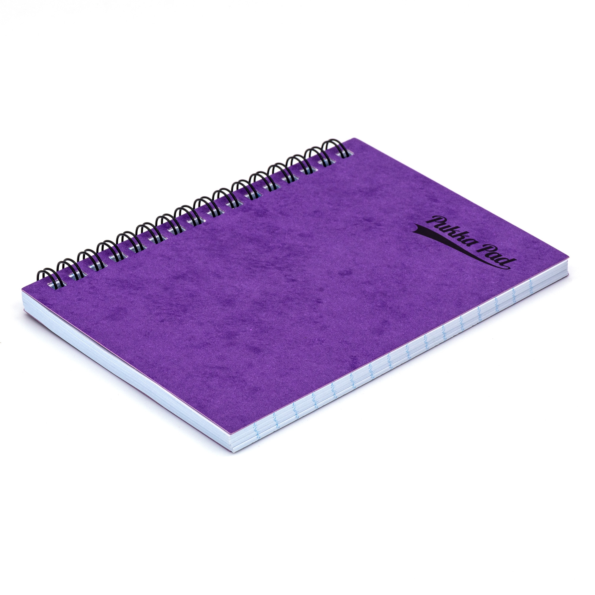 PUKKA PAD,Notebook A6 Twin Wire Pressboard 120pg 5 Assorted Colours [Packs Only]