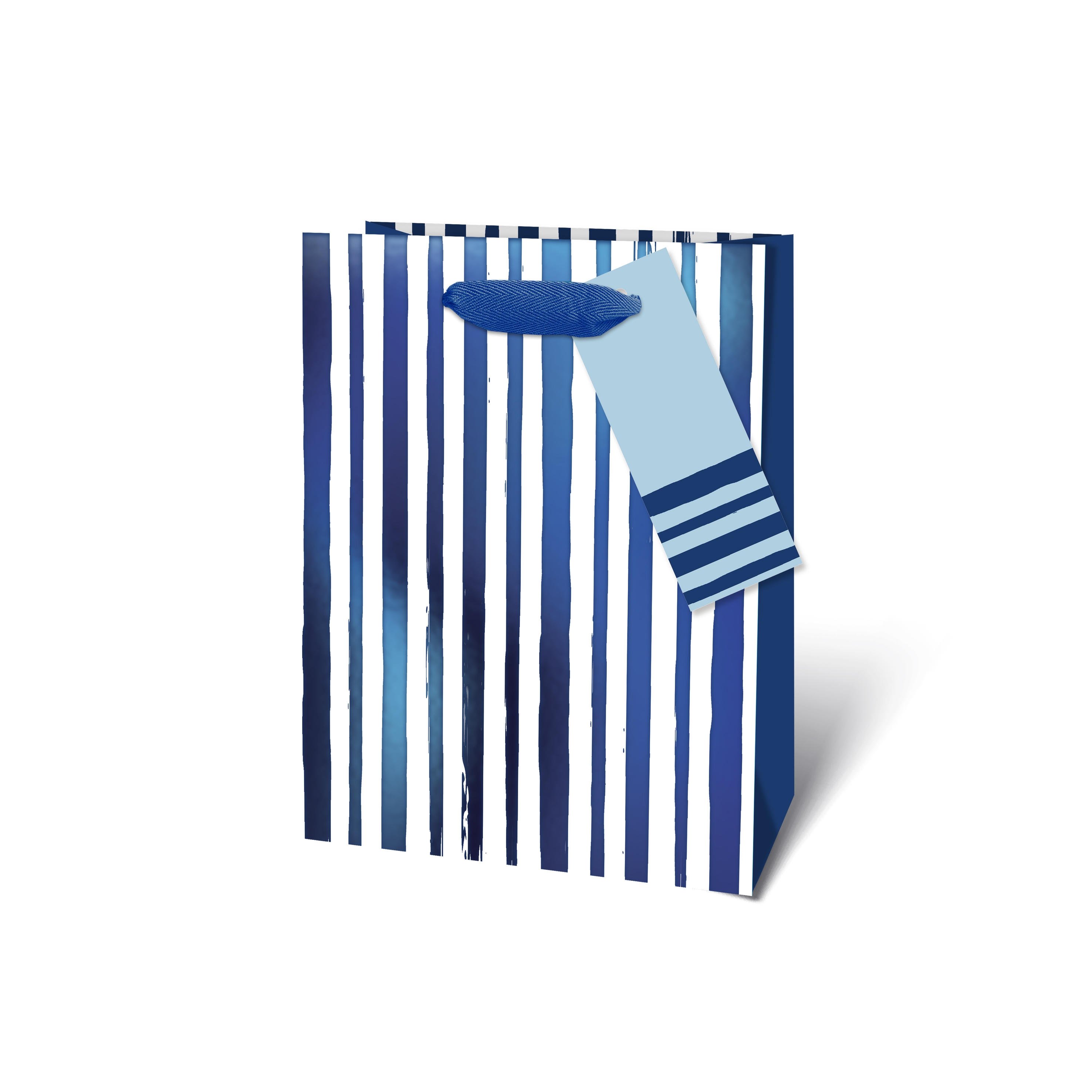 GIFT BAG,Blue Stripes (Medium) [Packs Only]