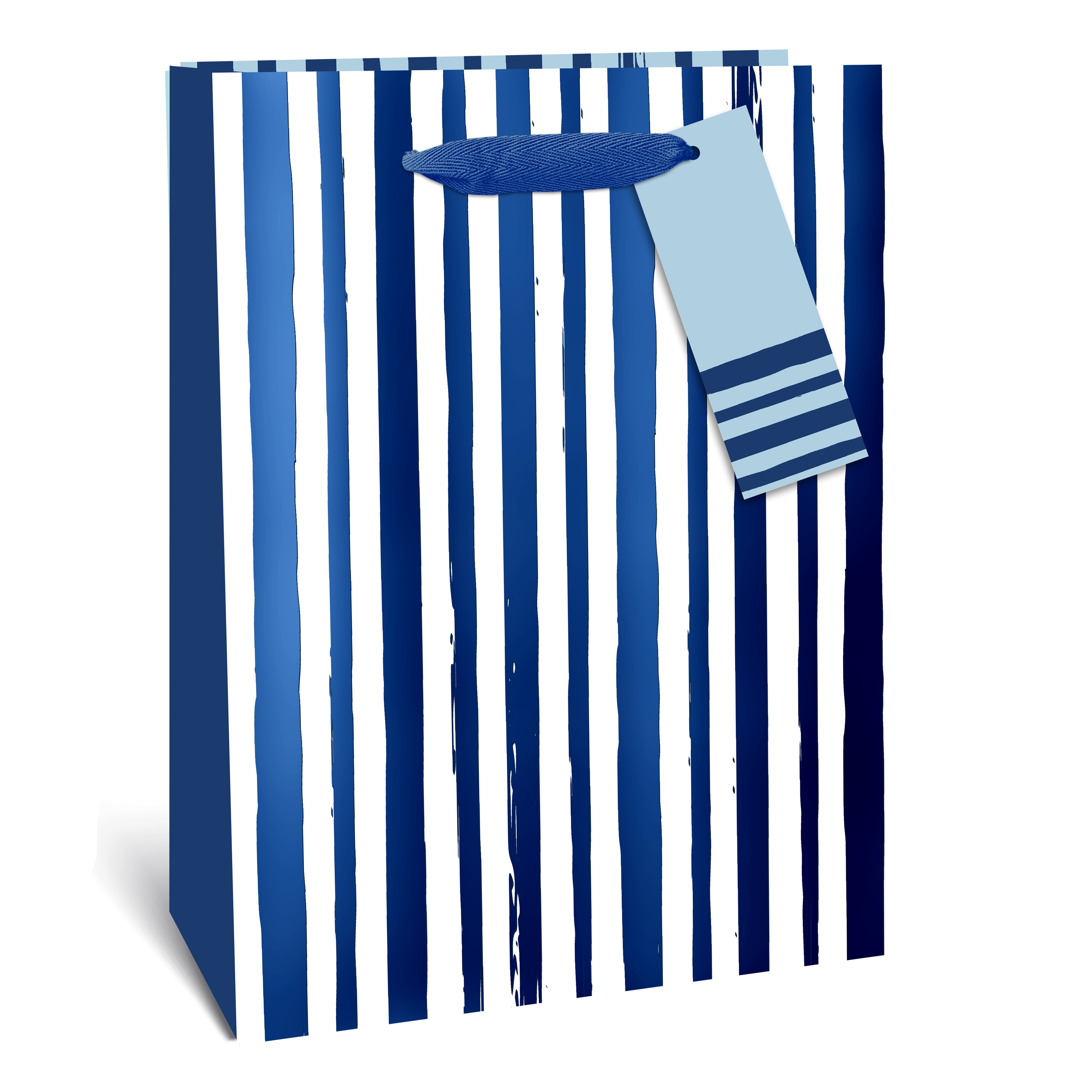 GIFT BAG,Blue Stripes (Extra Large) [Packs Only]