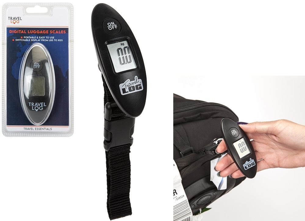 LUGGAGE SCALES,Portable Digital 40kg H/pk [Packs Only]