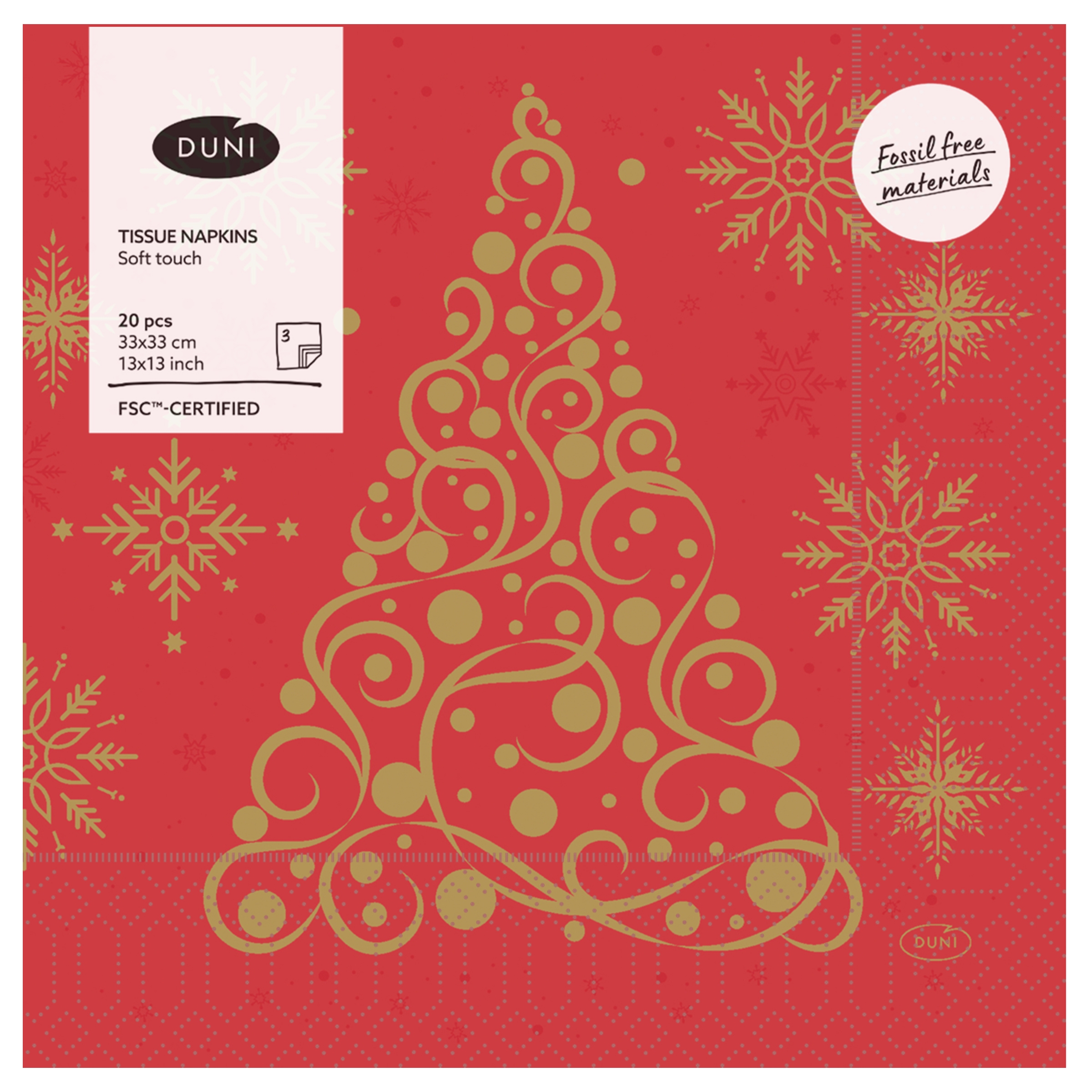 NAPKINS,33/3ply Noble Tree 20`s [Splittable]