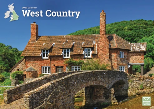 CALENDAR,A4,West Country [Packs Only]