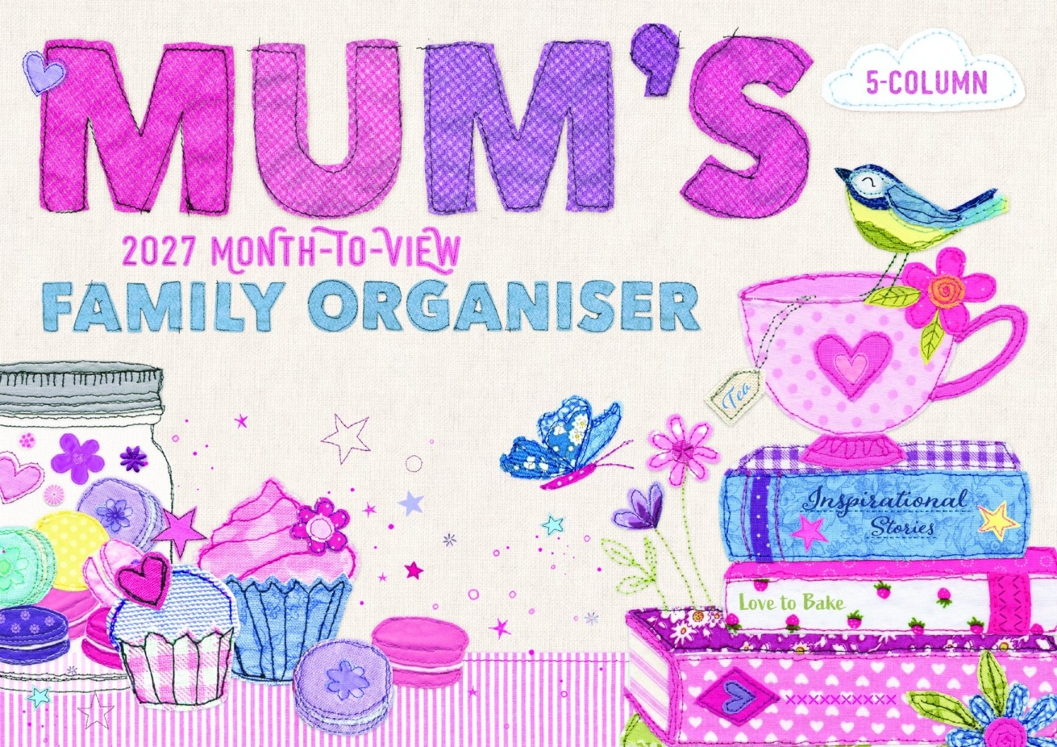 CALENDAR,A4,Mum`s Family Organiser,Month to View [Packs Only]