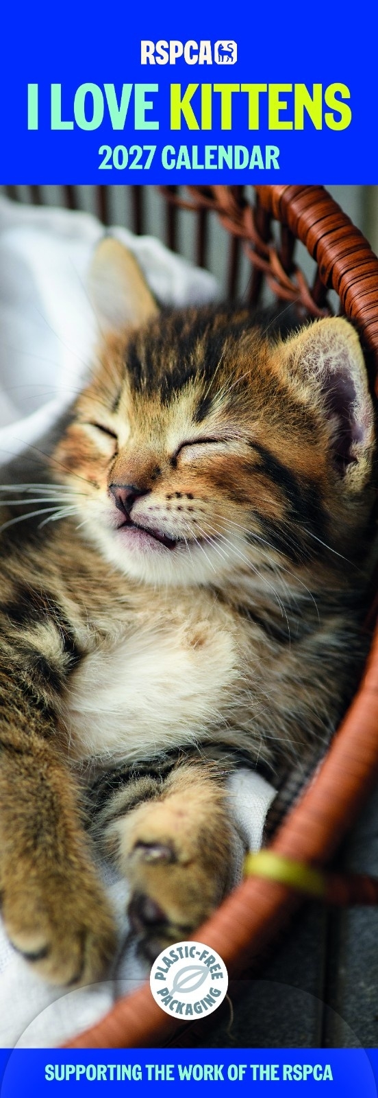 CALENDAR,Slim,I Love Kittens (RSPCA) [Packs Only]