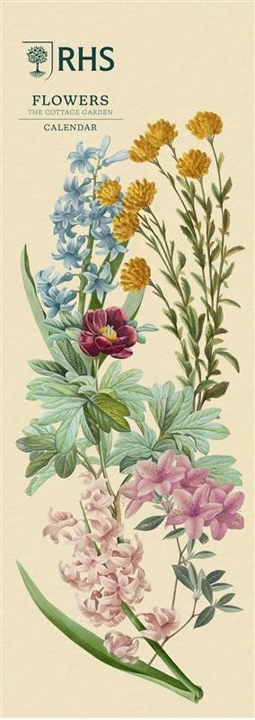CALENDAR,Slim,RHS Flowers [Packs Only]