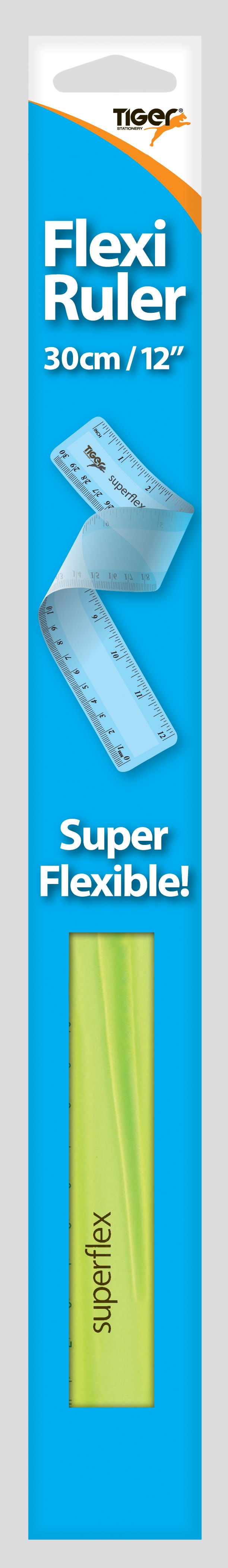 RULER,12in Flexi Tinted Anti Shatter [Packs Only]