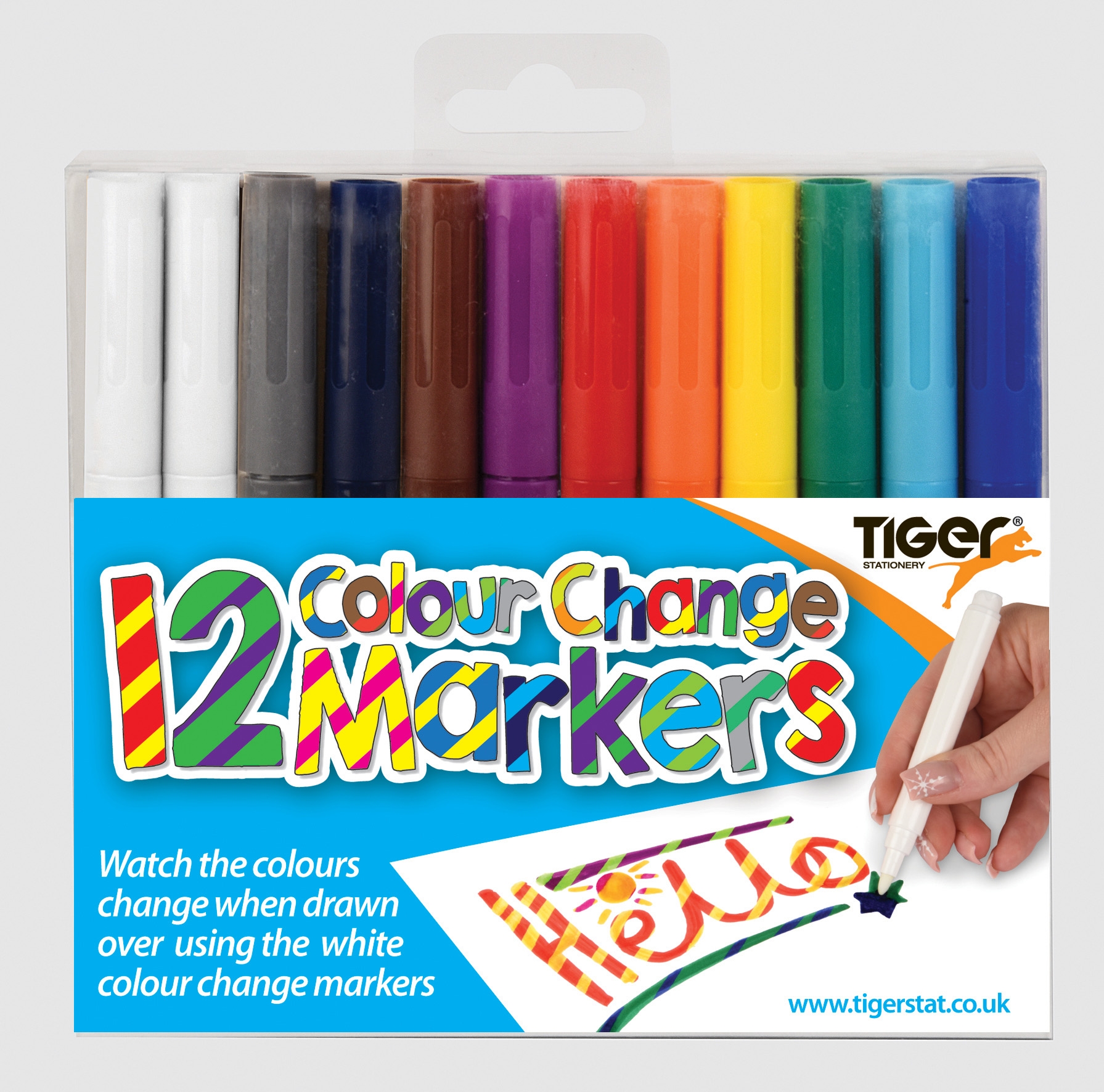MARKERS,Colour Change 12`s H/pk [Splittable]