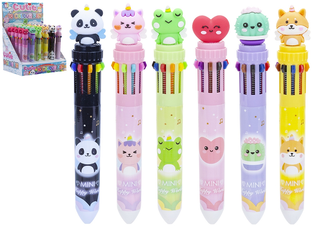 CUTIE 10 Colour Pen, Asst. CDU [Packs Only]