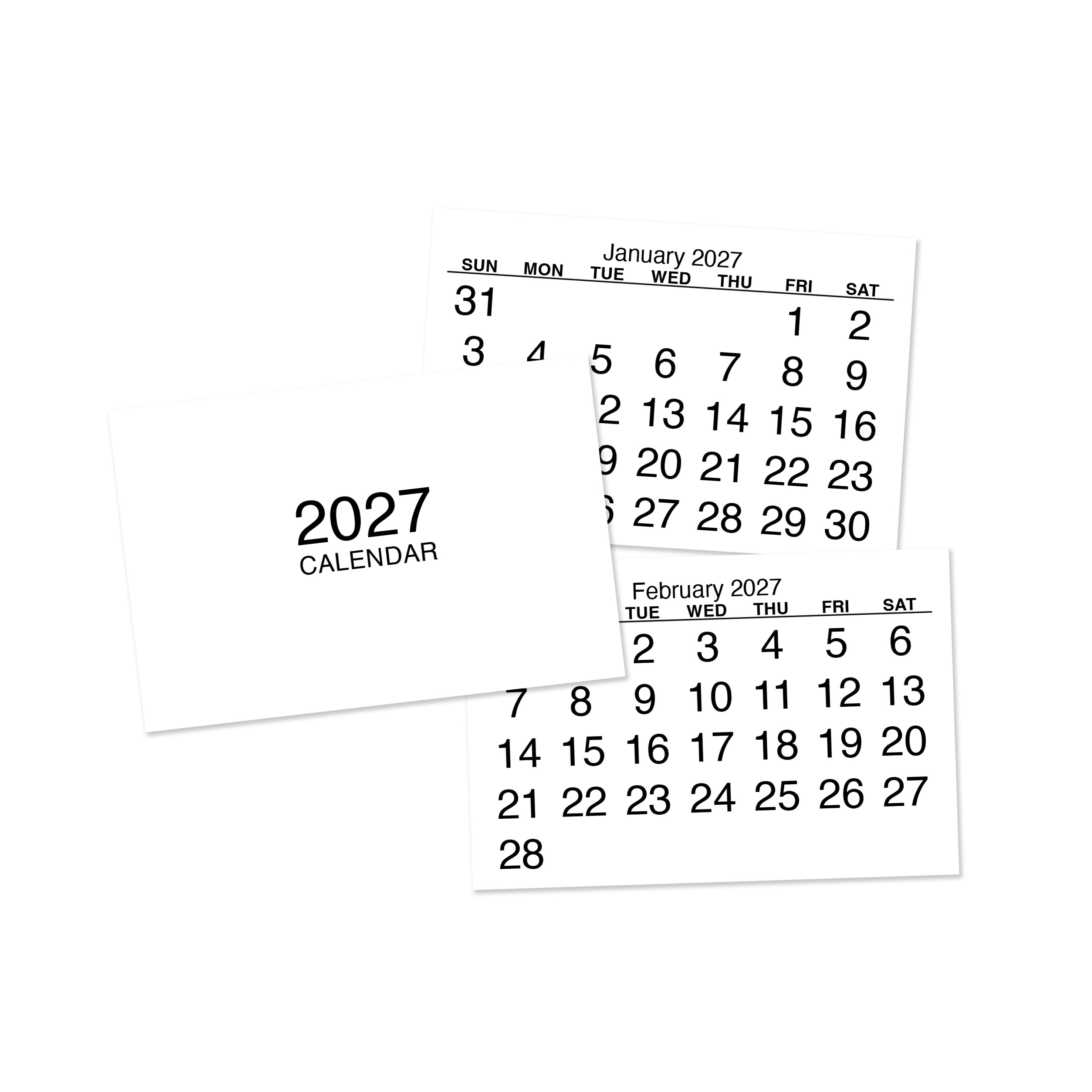 CALENDAR PAD,Tabs 80x55mm (3x2