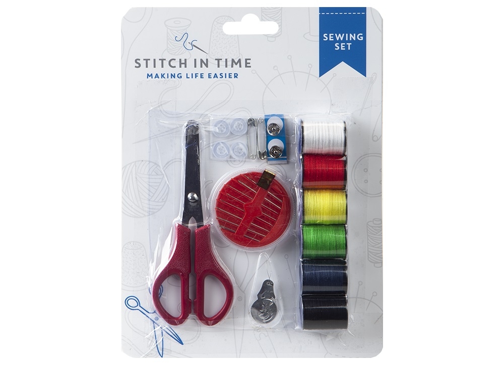 SEWING KIT SET,Thread, Needles, Scissors & Accessories I/cd [Splittable]