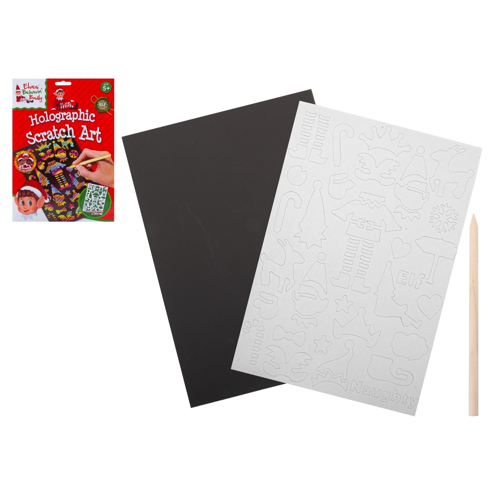 ELF SCRATCH ART,Holographic H/pk [Splittable]