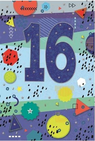 AGE 16 CARDS,Male Patterns [Packs Only]