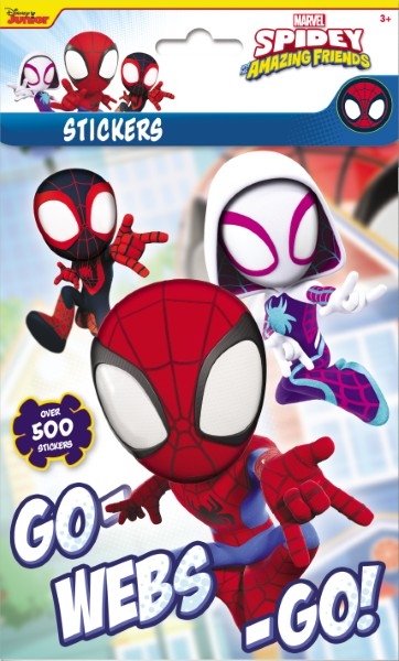 STICKERS,Spidey & Friends 500`s Clip Strip H/pk [Splittable]