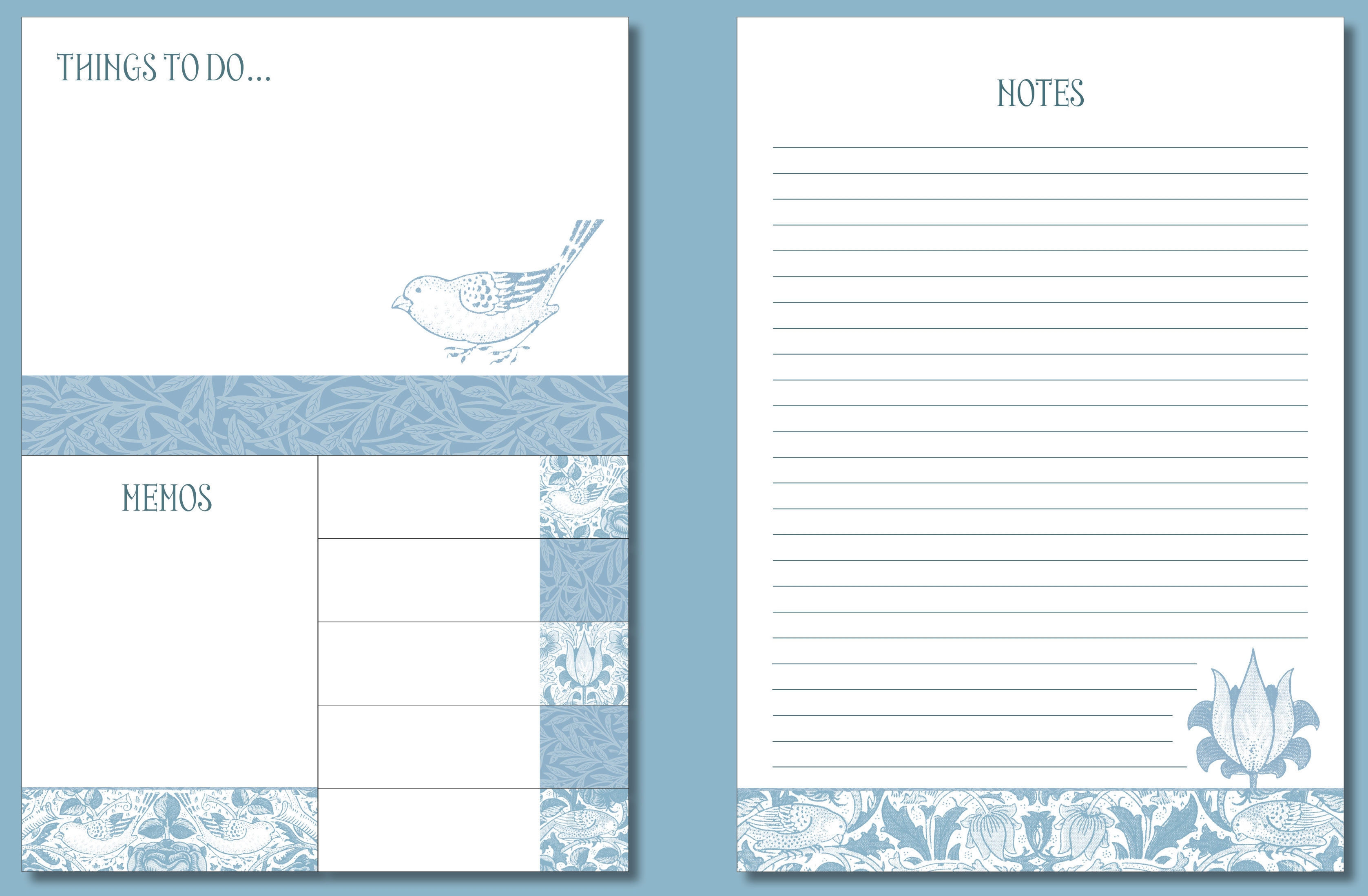 STICKY NOTES,William Morris - Willow & Rose