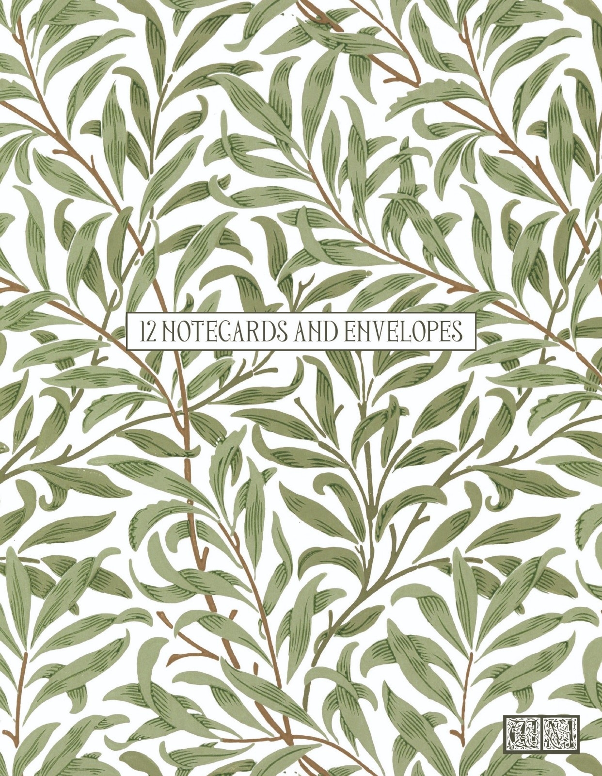 NOTECARDS,William Morris - Willow & Rose (Folding Wallet)