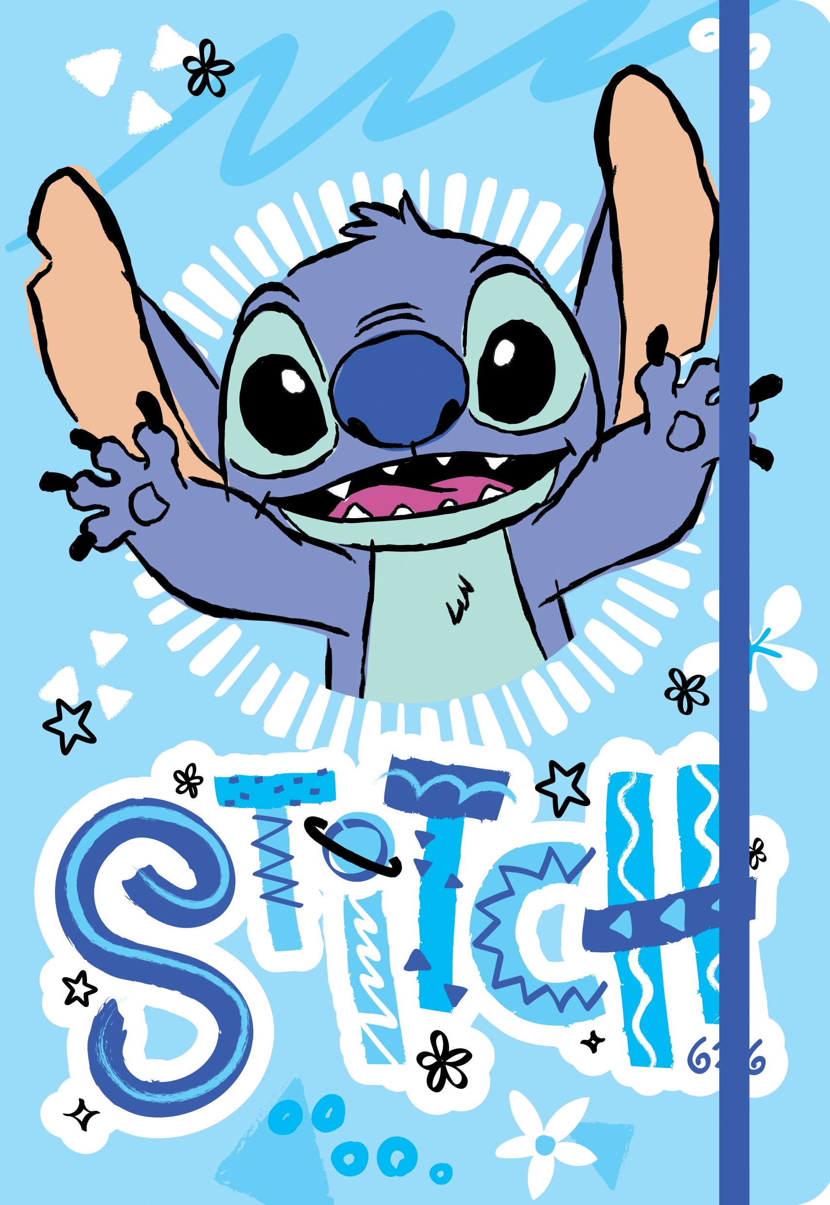 NOTEBOOK,A5 Stitch Banded Hardcover, 96 Ruled Pages [Splittable]