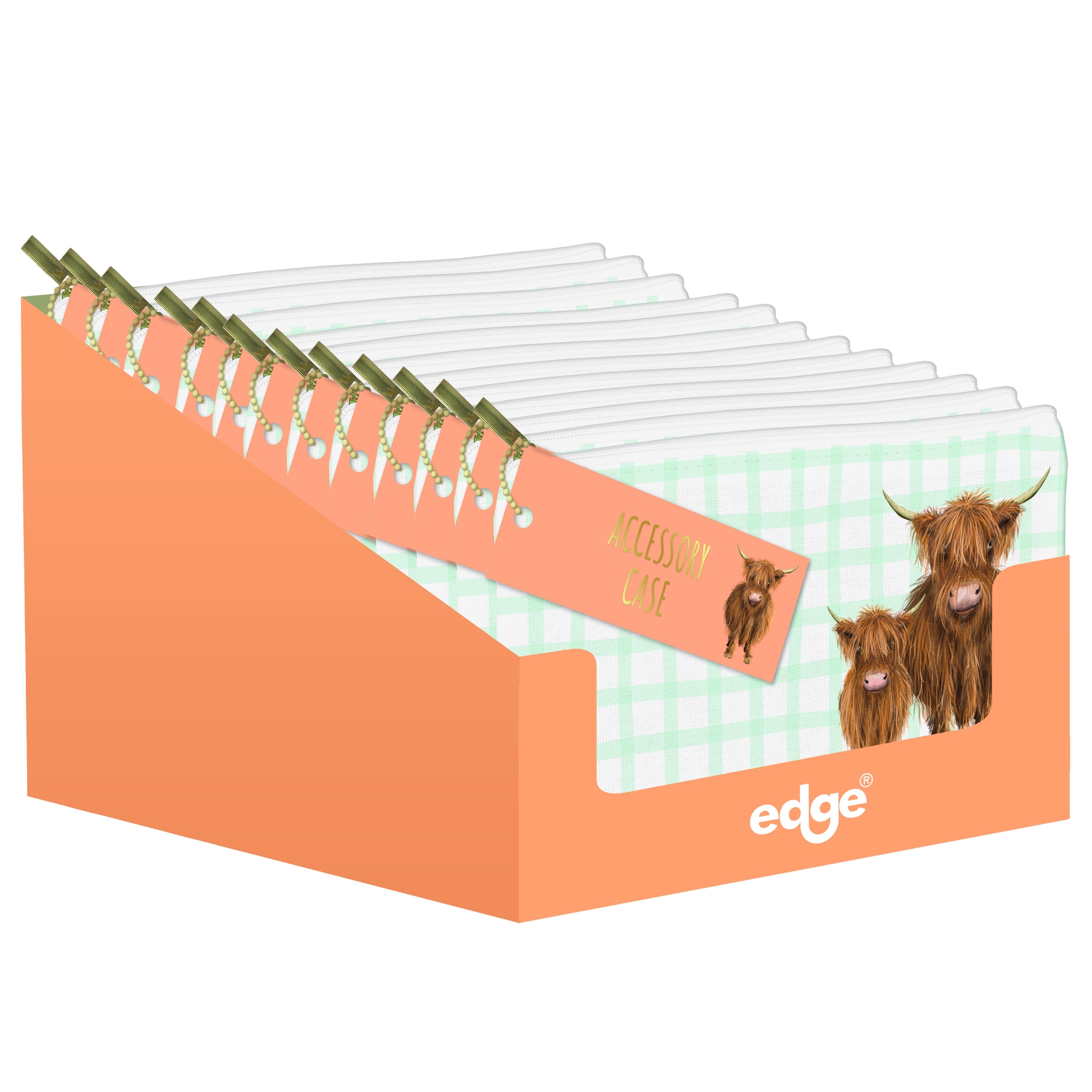 ACCESSORY CASE,Highland Cow [Splittable]