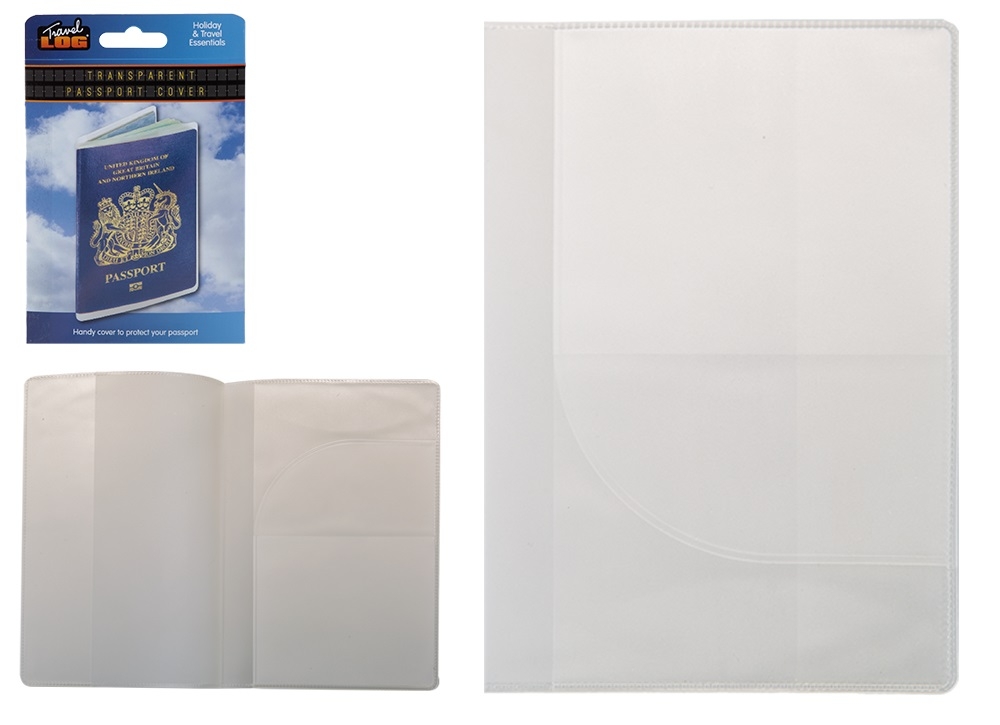 PASSPORT COVER,Transparent H/pk [Packs Only]