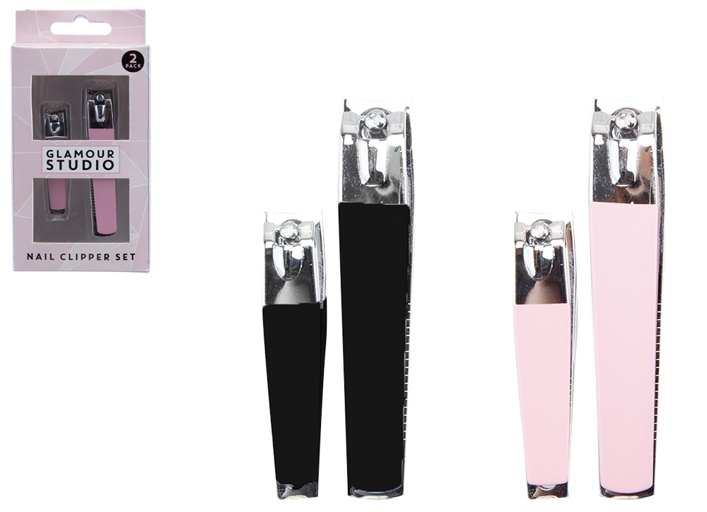 NAIL CLIPPER SET,Finger & Toe 2`s H/pk [Packs Only]
