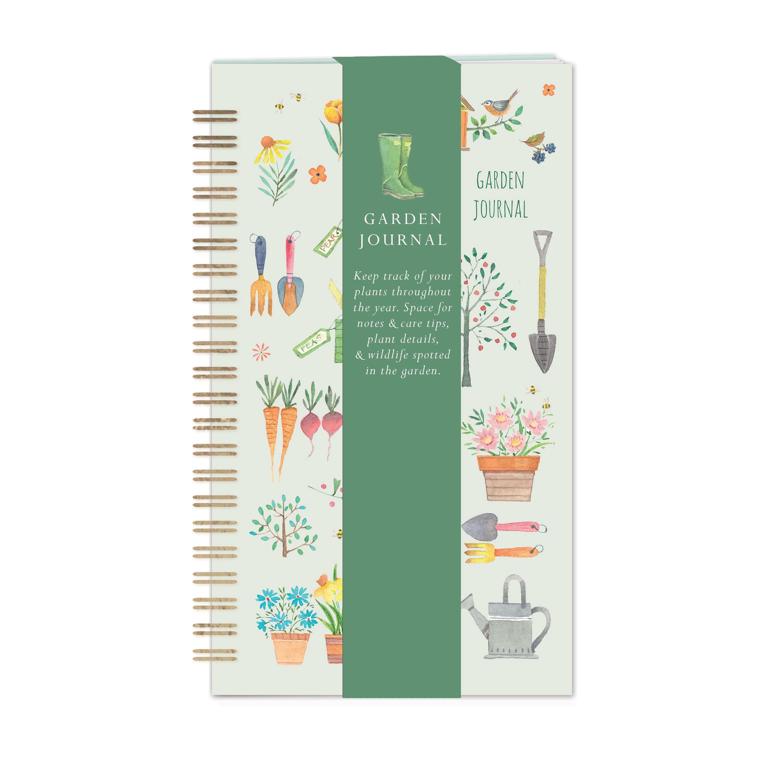 GARDEN JOURNAL,Garden Elements 160 Page