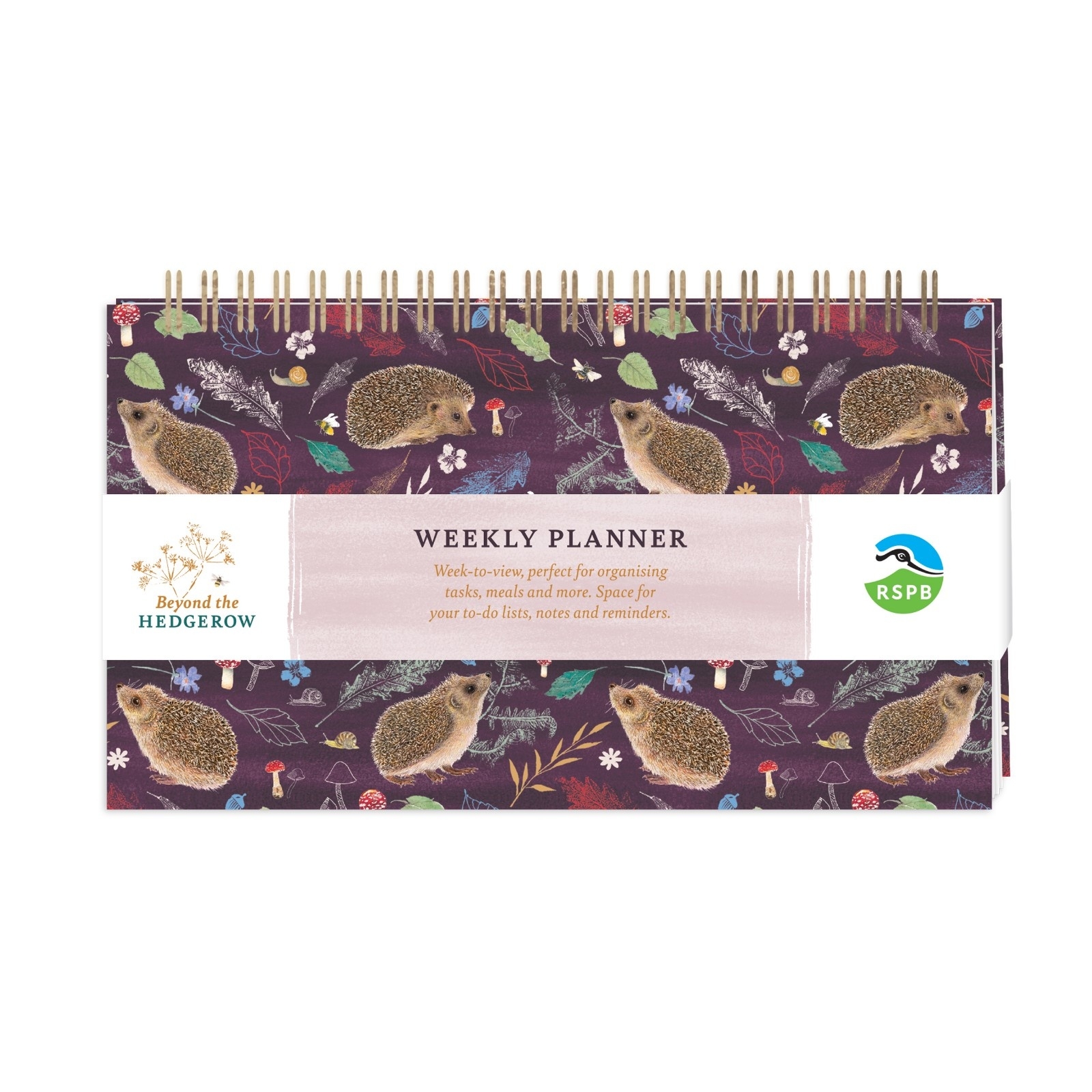 WEEKLY PLANNER,RSPB Beyond The Hedgerow 160 Page