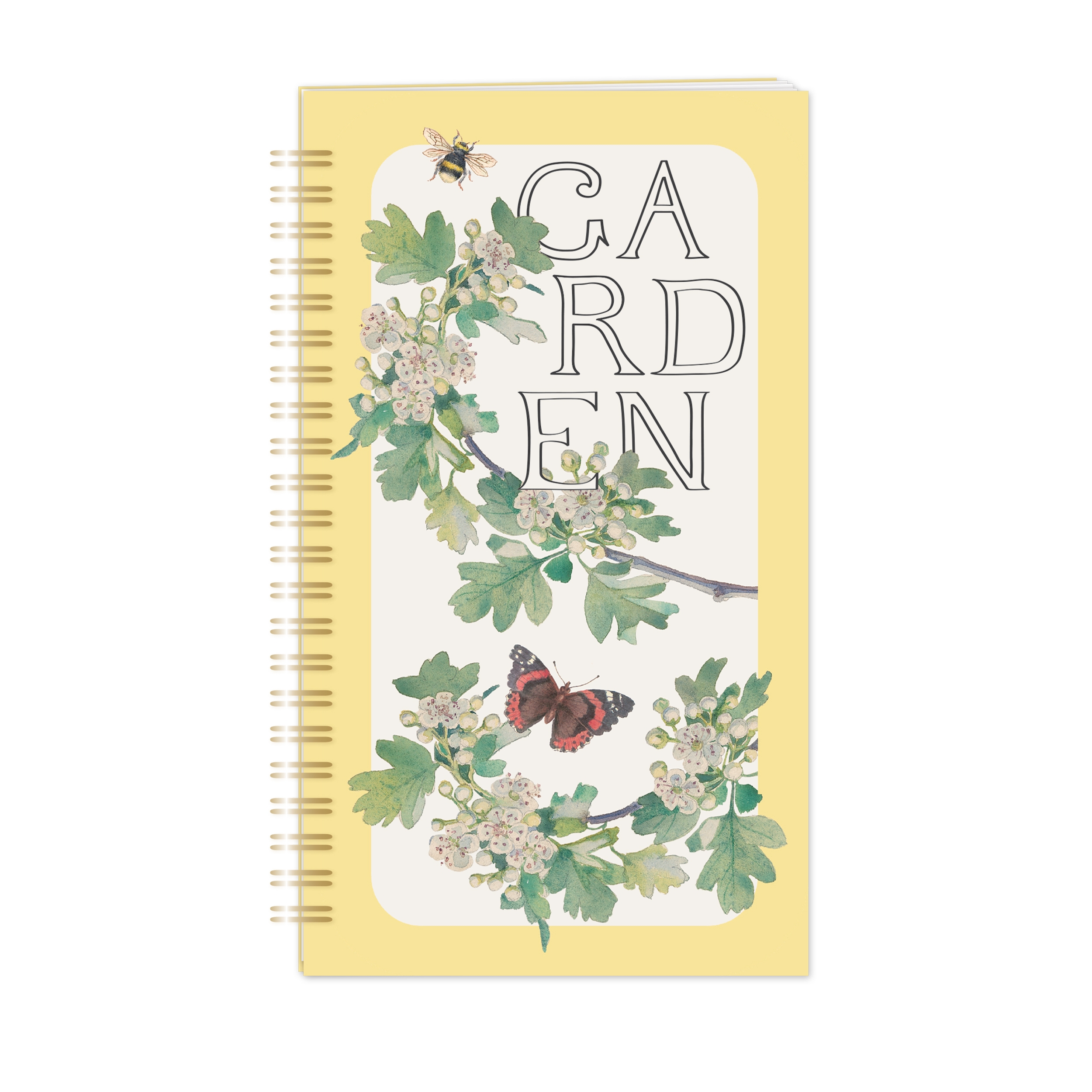 GARDEN JOURNAL,Hawthorn Blossom 160 Page