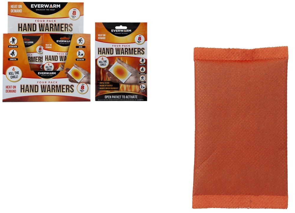 HAND WARMERS, Air Activated 4`s CDU [Splittable]