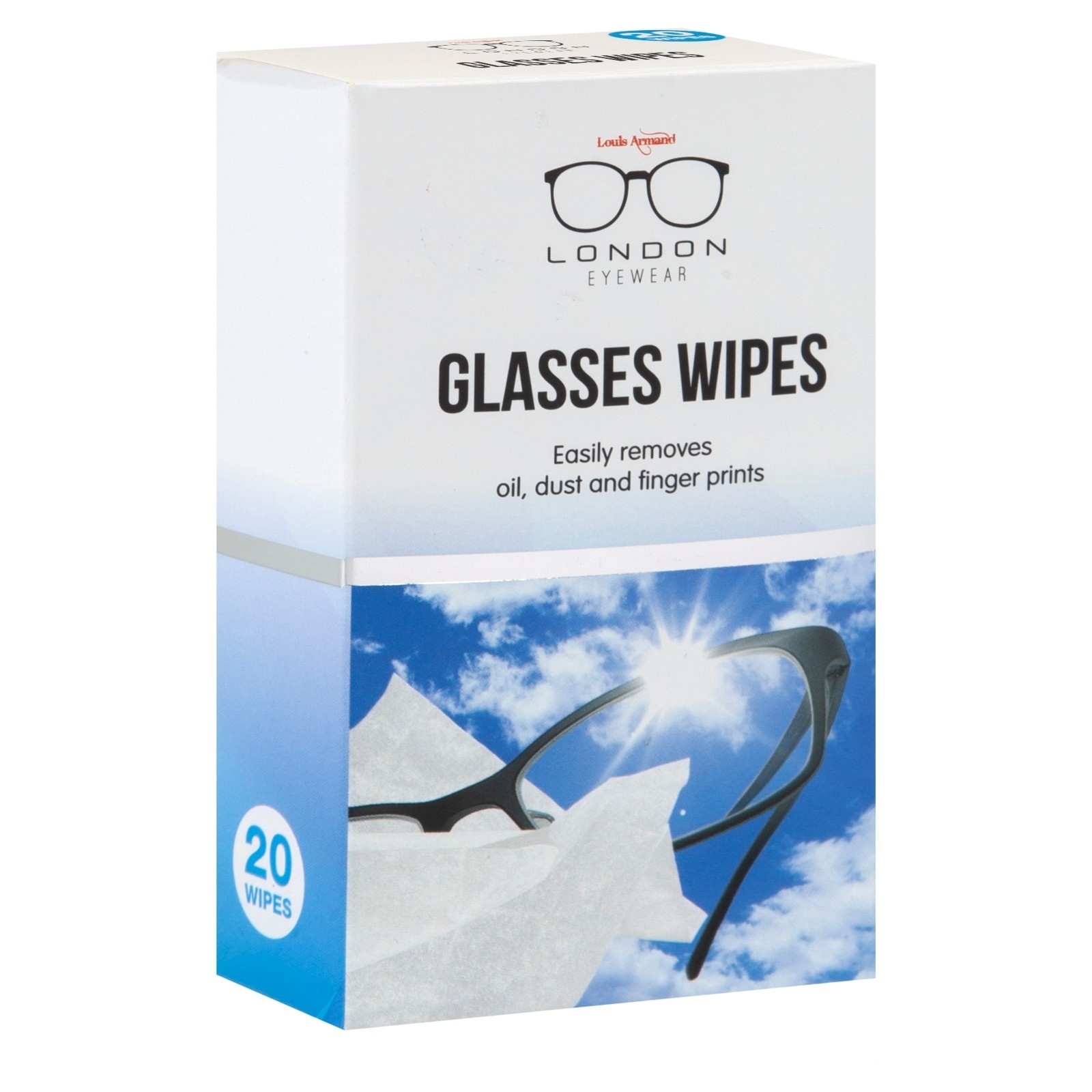 GLASSES WIPES,Boxed 20`s CDU [Packs Only]